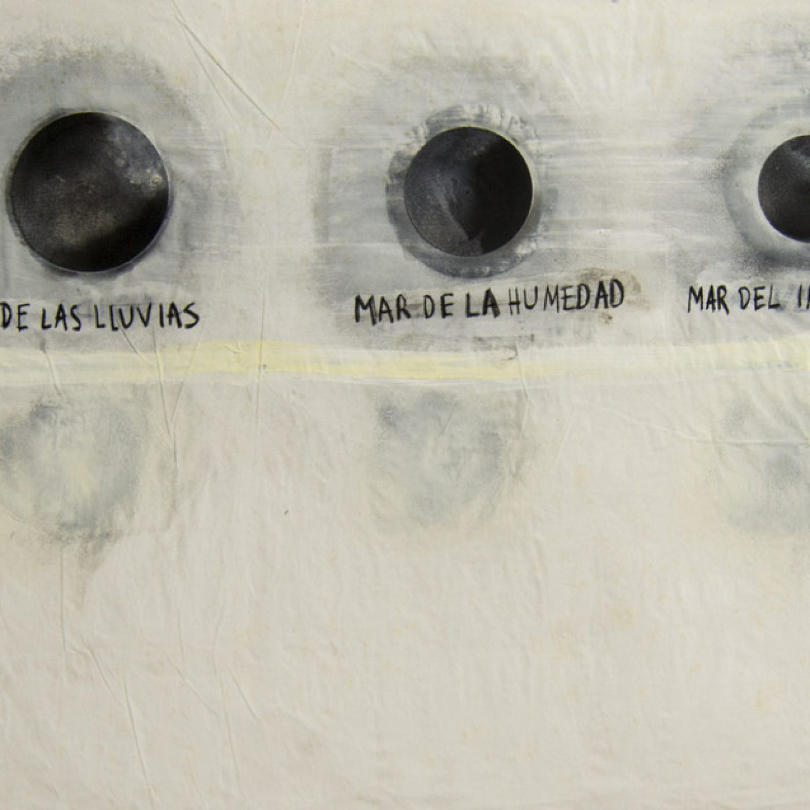 Mares II, de Luis Romero. Vista de la exposición "Rosmarino" en El Bloque, Mérida, Venezuela, 2019-2020. Cortesía del artista y El Bloque