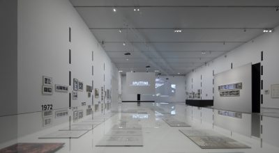 Exhibition view "Passing Through Architecture: The 10 Years of Gordon Matta-Clark", at The Power Station of Art (PSA), Shanghai, China, 2019-2020. Photo courtesy PSA