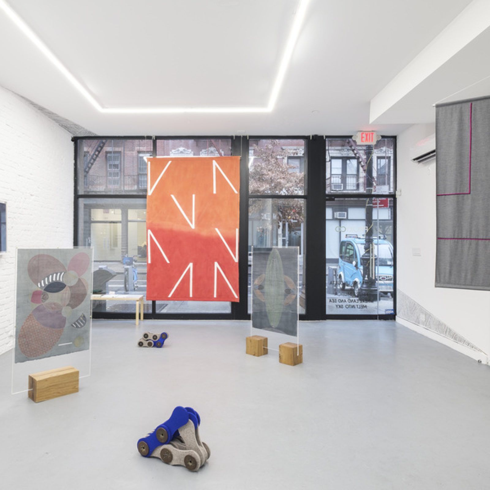Installation view "Where Land and Sea Melt into Sky", Proxyco, New York, 2019-2020. Photo: Zach Hyman