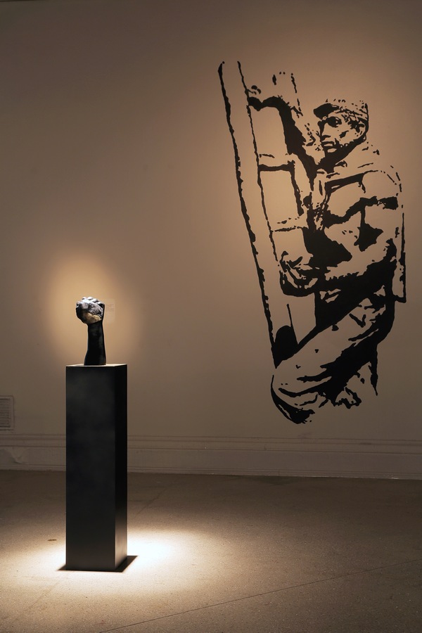 Luis Montes Rojas, Sub Terra. Vista de la exposición en el Museo Nacional de Bellas Artes (MNBA), Santiago de Chile, 2019-2020. Foto cortesía del artista