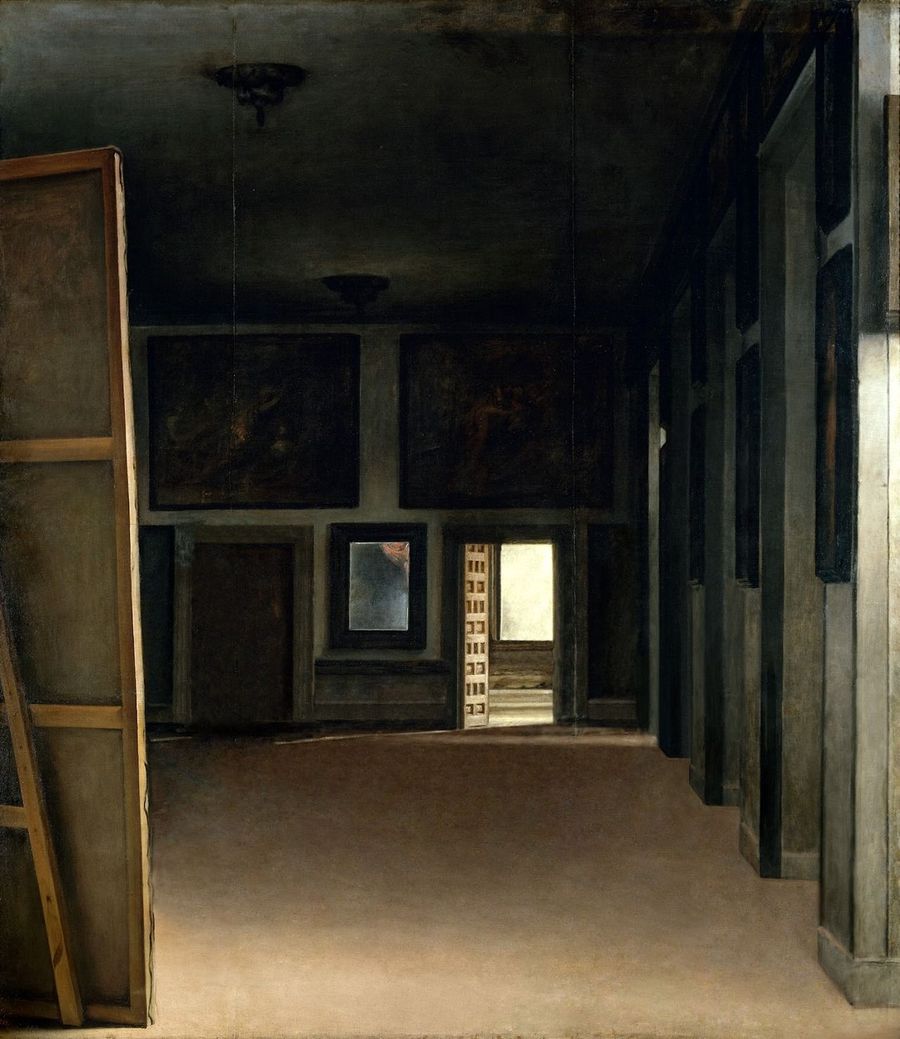 José Manuel Ballester, "Palacio Real", 2009, fotografía sobre lienzo, 276,01 x 318,38 cm. Cortesía: Museo Guggenheim Bilbao