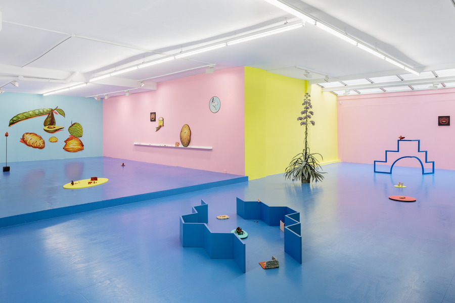 Vista de la exposición de Claudia Martínez Garay, 2019-2020. Cortesía de Grimm Amsterdam | New York. Foto: Sonia Mangiapane