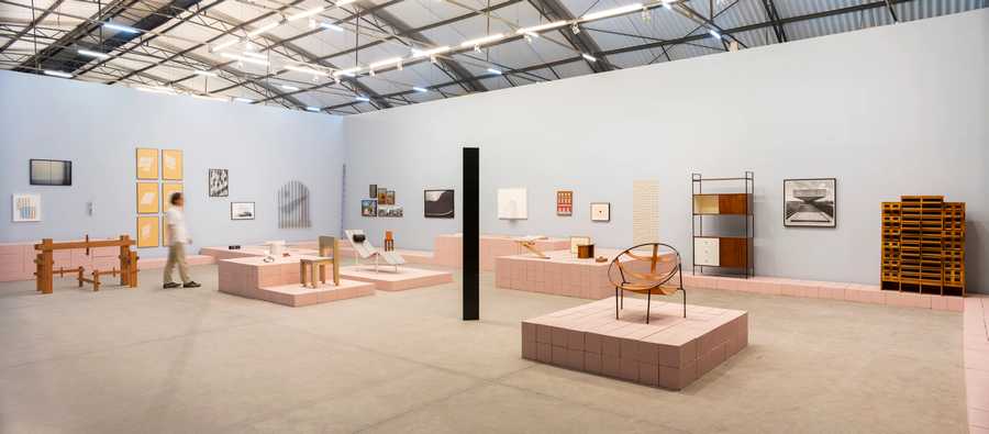 Installation view "AAA – Anthology of Art and Architecture", 2020. Bergamin & Gomide + Fortes D'Aloia & Gabriel. Photo: Eduardo Ortega 