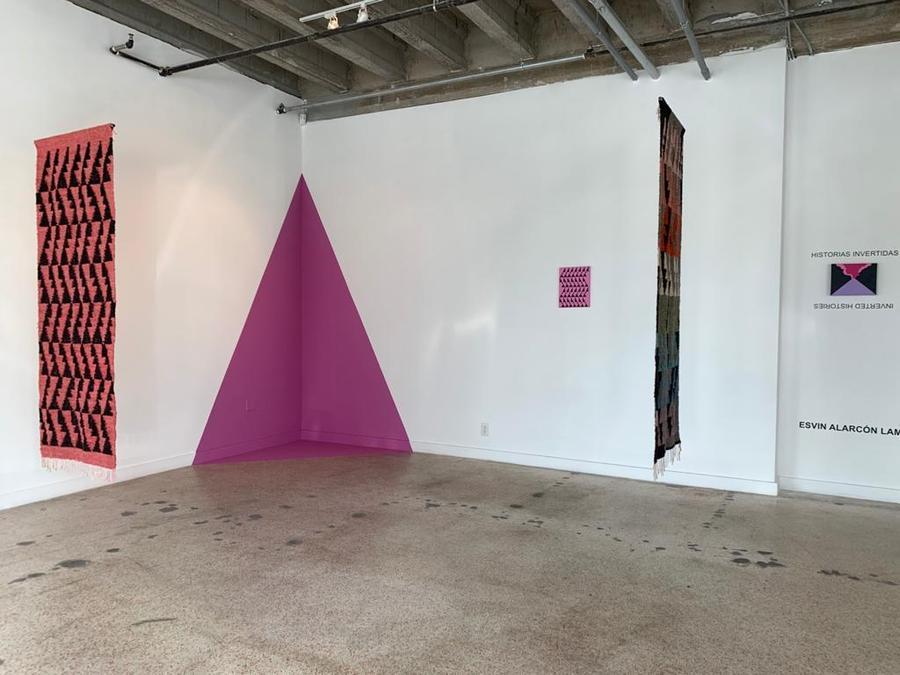 Installation view: "Inverted Histories", by Esvin Alarcón Lam, Meta Miami, Florida, 2020. Photo courtesy of Meta Miami
