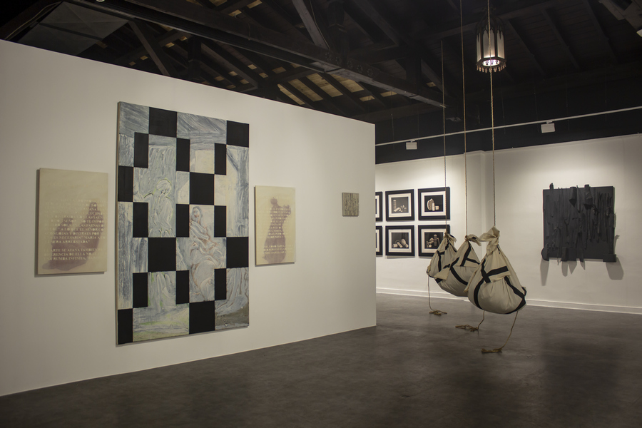 "Los bordes de la geometría", sección parte de la muestra "Referencias Cruzadas. Arte contemporáneo de Venezuela", MAC Panamá, 2020. Cortesía del museo