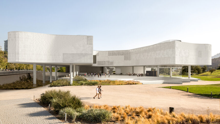 Nuevo Museo de Santiago (NuMu). Render cortesía de Cristián Fernández Arquitectos