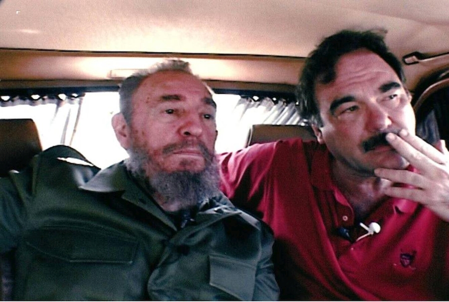 Fidel Castro y Oliver Stone
