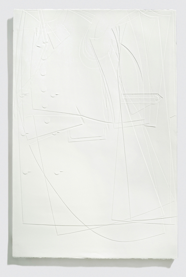 Gerardo Goldwasser, Marcados, 2016-2017, marcas sobre papel, 121 x 80 cm. Foto: Eduardo Baldizán