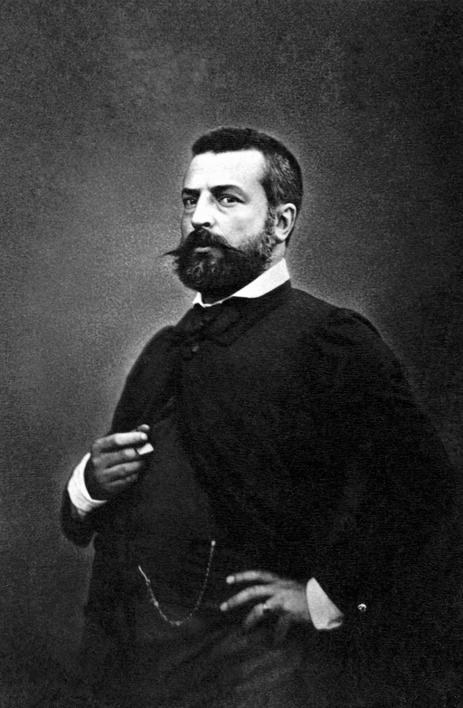 Meissonier fotografiado por Nadar (1860-1870)