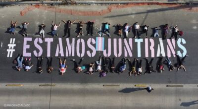 Pronunciamiento por el día de la Visibilidad Trans, 31 de marzo de 2021, México. Foto: Ana Salgado