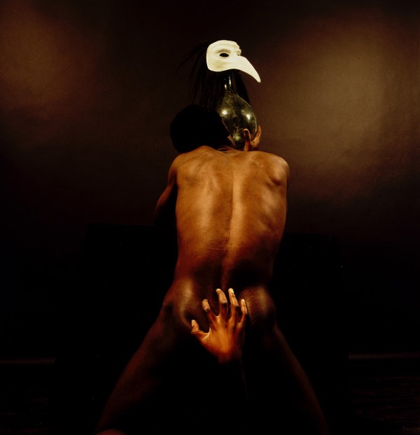 Rotimi Fani-Kayode, Every Moment Counts II, from the series Ecstatic Antibodies, 1989, C-print, 51 x 61 cm. Reprinted with permission from Autograph, London