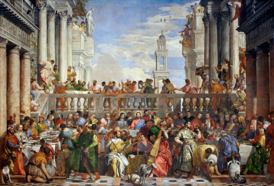 Las Bodas de Caná (1562 y 1563), de Paolo Veronese 
