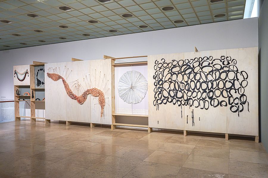 Vista de la exposición "Objetos personales", de Paula de Slminihac, en Galería Patricia Ready, Santiago, 2022. Foto: Sabrina Ávila