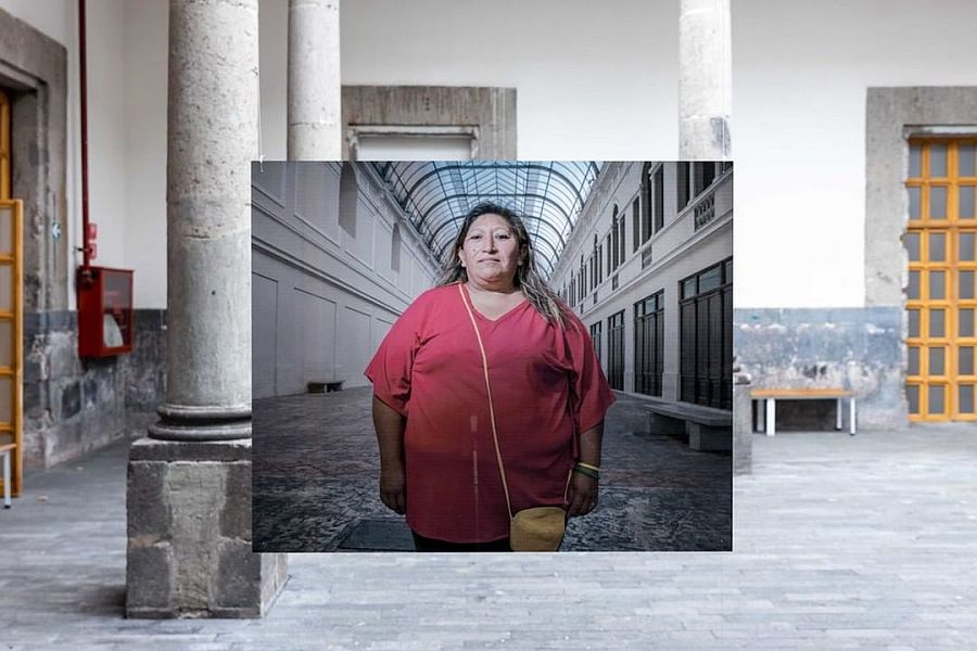 Vista de la exposición “Mujeres de peso”, de Patricia Aridjis, en el Centro de la Imagen, Ciudad de México. Cortesía: CI