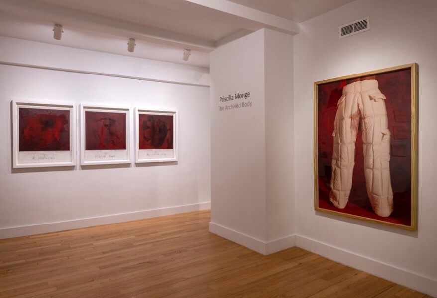 Vista de la exposición “The archived body” en Hutchinson Modern & Contemporary, Nueva York, NY, 2023. Foto cortesía de la galería