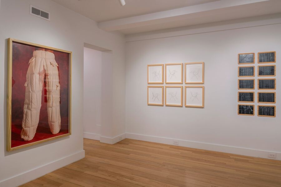 Vista de la exposición “The archived body”, en Hutchinson Modern & Contemporary, Nueva York, NY, 2023. Foto cortesía de la galería