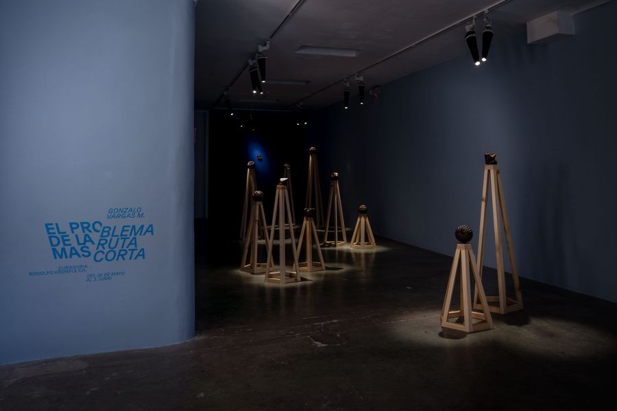 Gonzalo Vargas M., El problema de la ruta más corta, 2023. Foto: Francesca Fruci, N24 Galeria de Arte