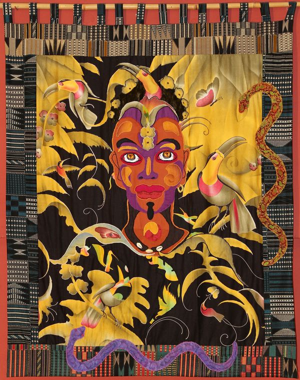 Felix de Rooy y Mieke Soemodihardjo, Shaman's Dream, 2008. Préstamo del Garden of Eden Thai Restaurant, Paramaribo