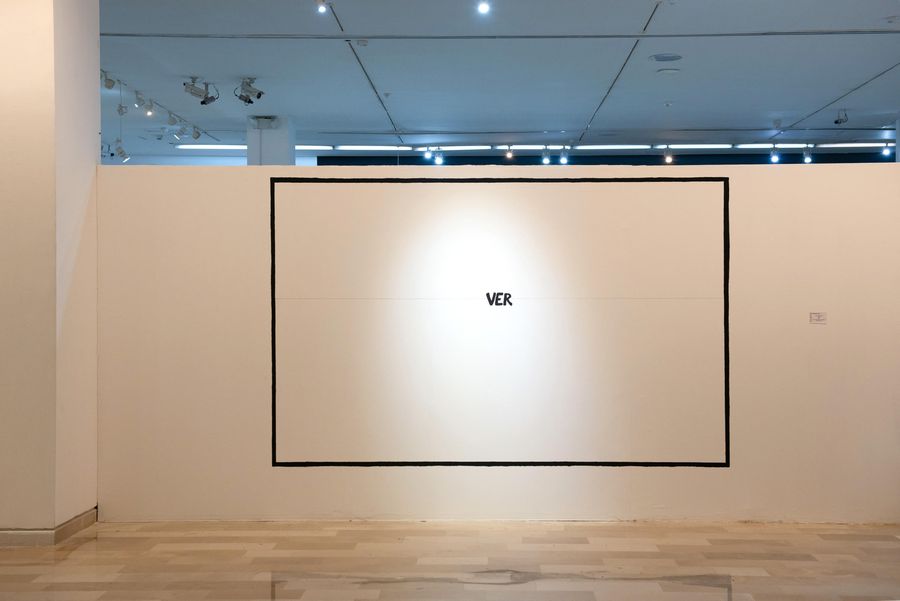Francisco Brugnoli, "Ver", obra presentada en la NOmade Bienal, Guayaquil, Ecuador, 2023. Foto: Víctor Hugo Bravo