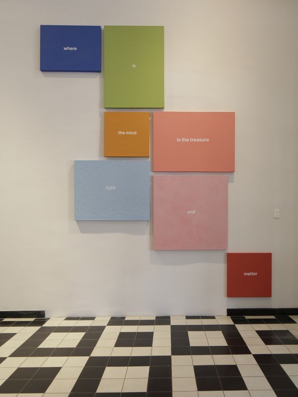 Omar Guerra, The energy that moves everything, 2023, acrílico sobre tela. Foto: Carlos Díaz Corona. Cortesía del artista