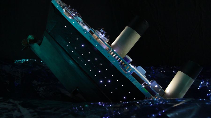 Claudia Bitrán, “Titanic, a Deep Emotion. Imagen de producción. Cortesía de la artista