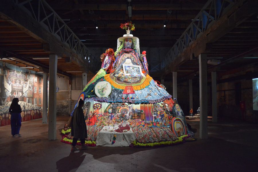 Valeria Montti Colque: Cosmonación, Pabellón de Chile en la 60° Exposición Internacional de Arte – La Biennale di Venezia, 2024. Foto: Daniela Aravena Jordan