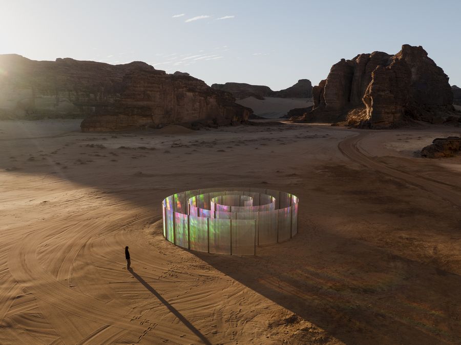 Kimsooja, To Breathe - AlUla, Desert X AlUla 2024, foto de Lance Gerber, cortesía de The Royal Commission for AlUla