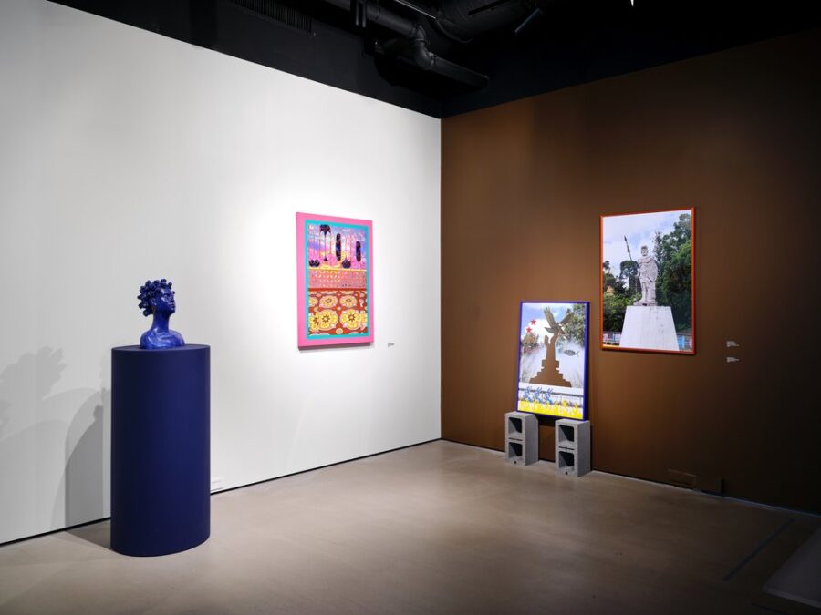 Installation view of “Re-collections,” The Latinx Project at New York University, New York, 2024. Photo: Argenis Apolinario. Courtesy: The Latinx Project