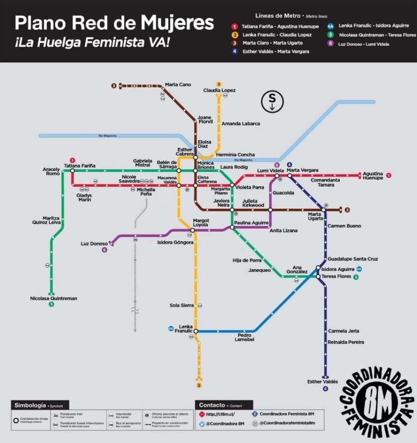 Coordinadora Feminista 8M y el Sistema de Transporte Onírico de México (Redetro)