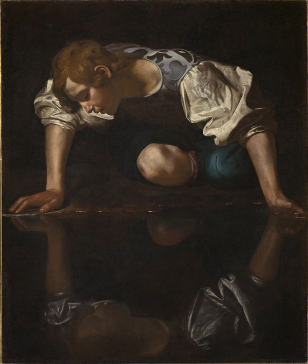 Caravaggio, Narcissus, 1597-1599. Italy, Rome, Palazzo Barberini, Gallery of Ancient Art. Photo SCALA, Florence, Dist. RMN-Grand Palais / image Scala
