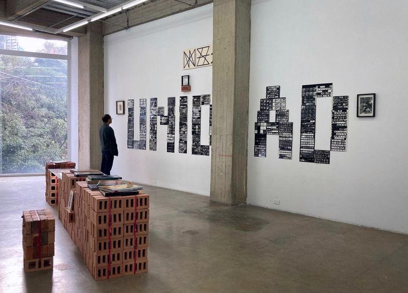 Vista de la exposición “Óscar Monsalve: unidad mínima”, en Espacio El Dorado, Bogotá, 2024. Cortesía: El Dorado