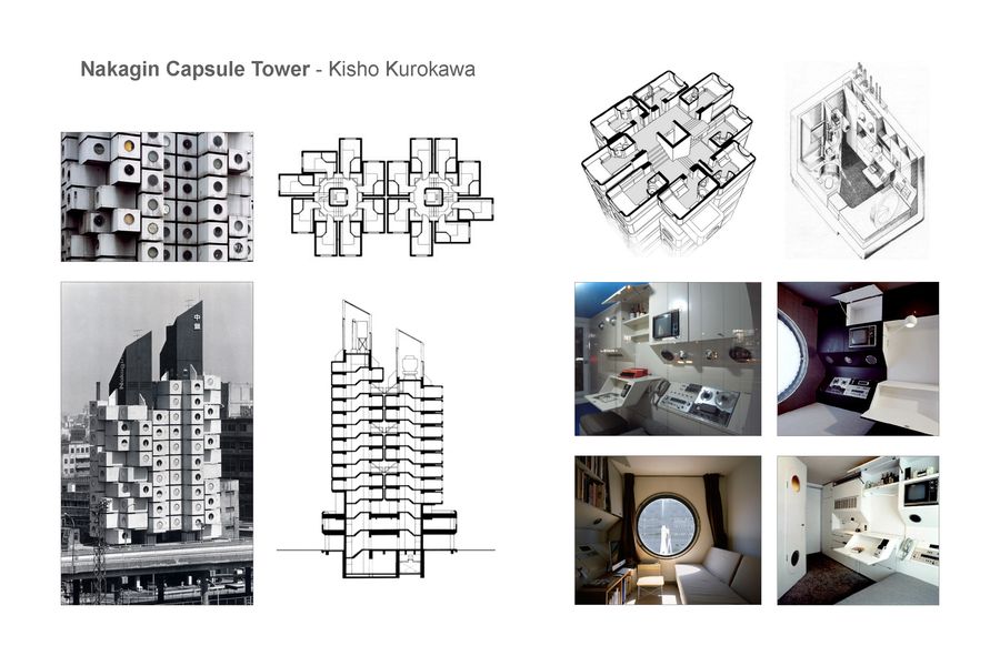 Nagakin Capsule Tower. Cortesía: The Copper Section