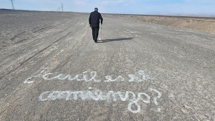 Última acción de Juan Castillo en Chile, noviembre, 2024. Foto cortesía de Gonzalo Pimentel.