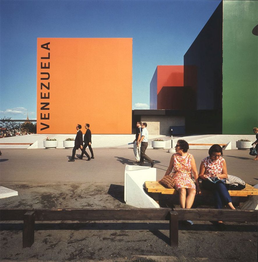 Pabellón de Venezuela (1967) de Carlos Raúl Villanueva, Montreal. Foto: Paolo Gasparini © Archivo Fundación Villanueva, 2001