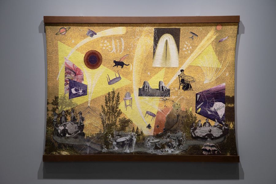 Las mesas danzantes, de Mercedes Azpilicueta Vista de la exposición en el Centro de Creación Contemporánea de Andalucía (C3A), Córdoba, España, 2024-2025. Foto cortesía del C3A