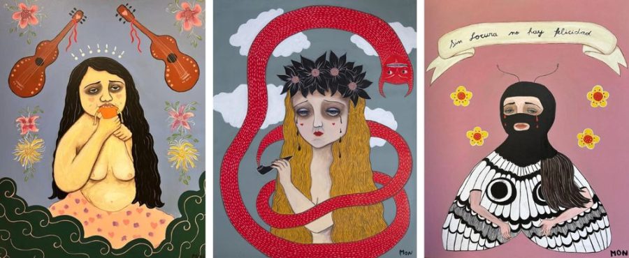 Mon Laferte pinturas