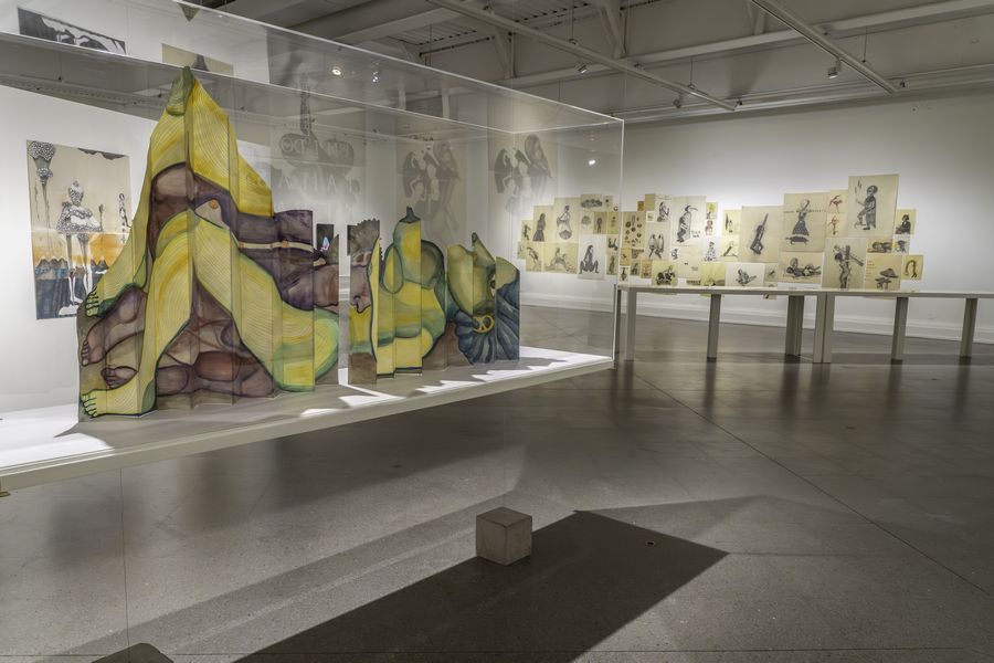 Sandra Vásquez de la Horra, Los Volcanes Despiertos, Museo Nacional de Bellas Artes (MNBA), Santiago, 2024-2025. Cortesía: MNBA