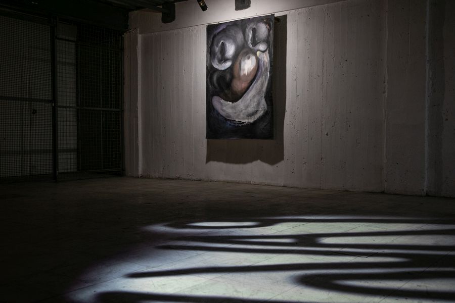 Exposición Calor Pavor, de Julián Matta, en Cripta Galería, Santiago, 2025. Foto: Rayen Luna Solar