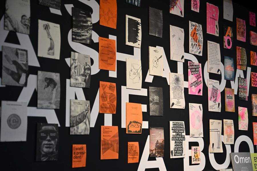 There Was A Shadow / Then Came A Book. Exposición de Gato Negro Ediciones (MX) en el Center for Book Arts, NY, 2025. Foto cortesía del CBA