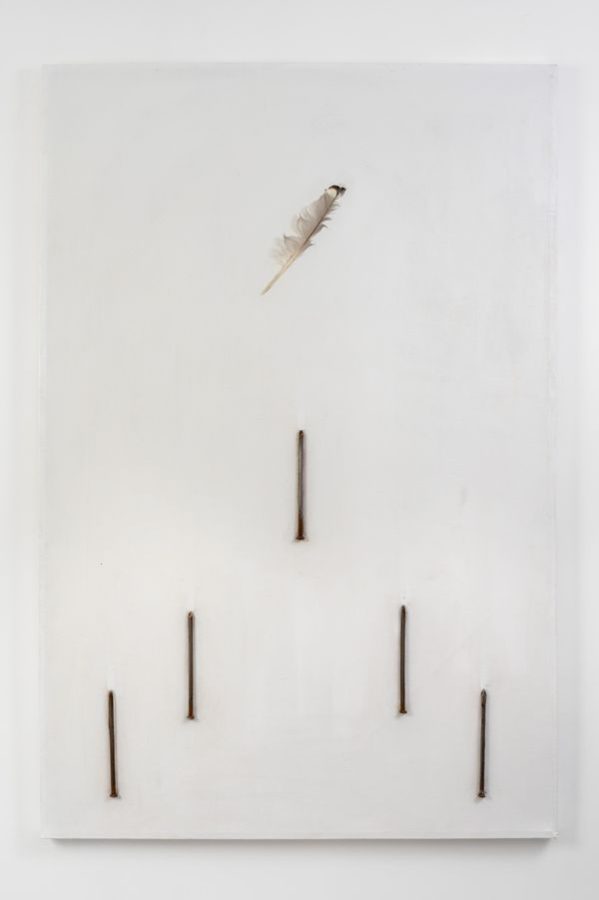 Vista de la exposición Obras referenciales, de Nan González, Carmen Araujo Arte, Caracas, 2025. Foto cortesía de la galería.