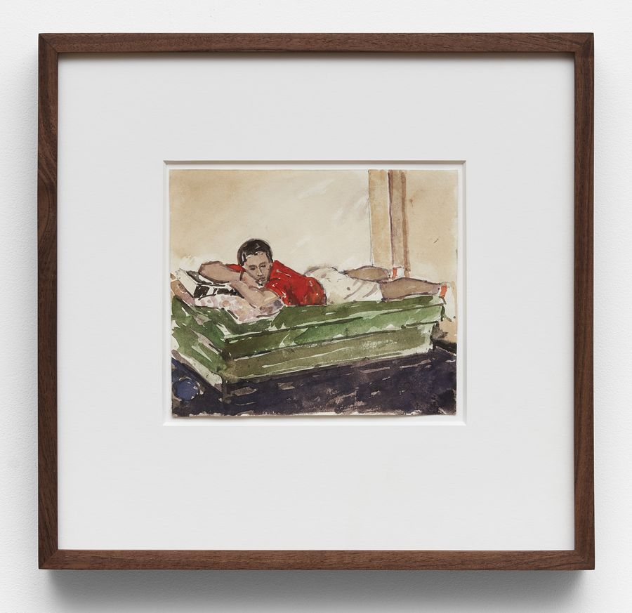 Miguel Ferrando, Untitled (Darrel Ellis), ca. 1976–1980 Watercolor on paper