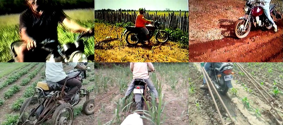 Adrián Balseca, Motocultivo, 2023. Video, tres canales. Stills cortesía de galería Madragoa