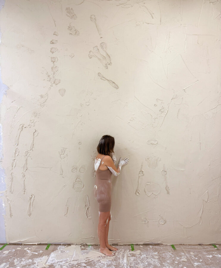 Lucía Pizzani. Obra en proceso para Focal Point Gallery, Londres, 2026. Cortesía de la artista